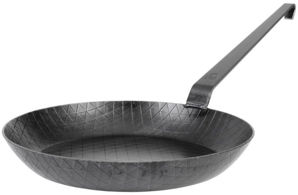 Schmiedeeiserne-Bratpfanne 32 cm, hoher Rand