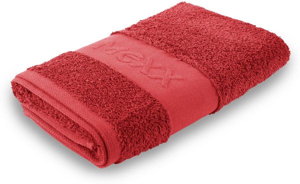 Mexx Handtuch ( Rot ) 50x100cm, 100% Baumwolle - ÖKO-Tex , Saunatuch Premium Qualität 450gr/m², super saugfähig, schnell trocknend
