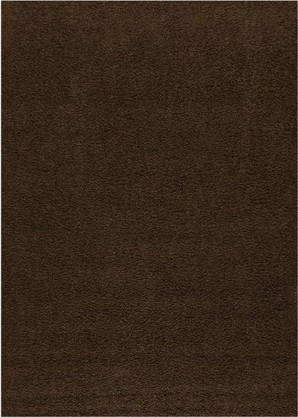 Vimoda Hochflor-Teppich Shaggy Wohnzimmer Läufer, Rund, Höhe: 30 mm, Wohnzimmer Teppich, Schlafzimmer, langflor, Einfarbig Dunkel Farbe