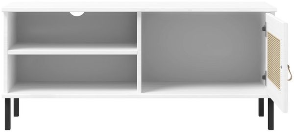 TV Board 105x47cm 'Seattle' Kiefer massiv weiß Bild 3