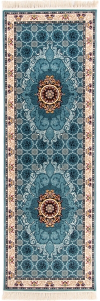 Morgenland Orientteppich - Ahmir - läufer - 200x100 - Blau
