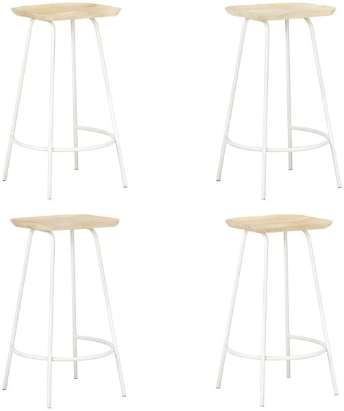 Barhocker 4 Stk. Mango Massivholz [320650]
