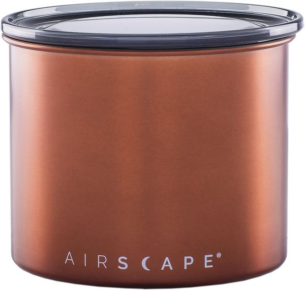 Airscape Edelstahl Aroma-Behälter klein kupfer gebürstet