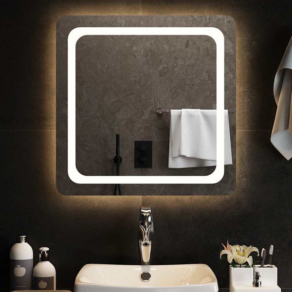 vidaXL LED-Badspiegel 60x60 cm 151778
