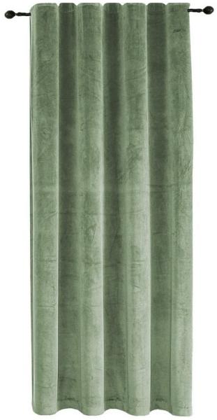 Haus und Deko Gardine Verdunkelungsvorhang Samt weich Vorhang Kräuselband blickdicht Gardine (1 St), Kräuselband, Polyester