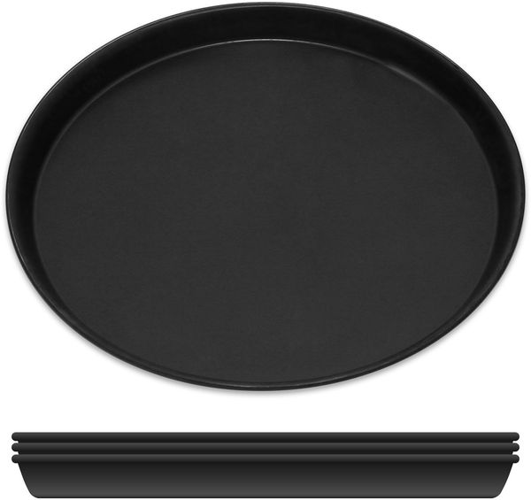 Pizzablech Ø 24 cm, 4-teilig, rund, Blaublech, Made in Germany