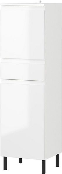 GERMANIA Midischrank Scantic Breite 34 cm, Badezimmerschrank, 2 Türen, 1 Schubkasten, Türdämpfer