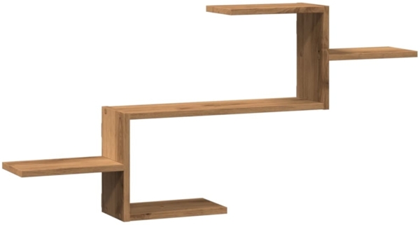 vidaXL Wandregal Artisan-Eiche 104x15x49 cm Holzwerkstoff 853208 Bild 1