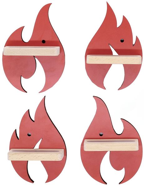 VCM Wandregal BOARTI Regal 920875 Rot H. 31 x B. 21 x T. 5 cm Bild 4