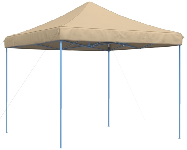 vidaXL Pop-Up Partyzelt, faltbar, Stahl / PE, Beige, ohne Seitenteile, 315 x 292 x 292 cm Bild 4