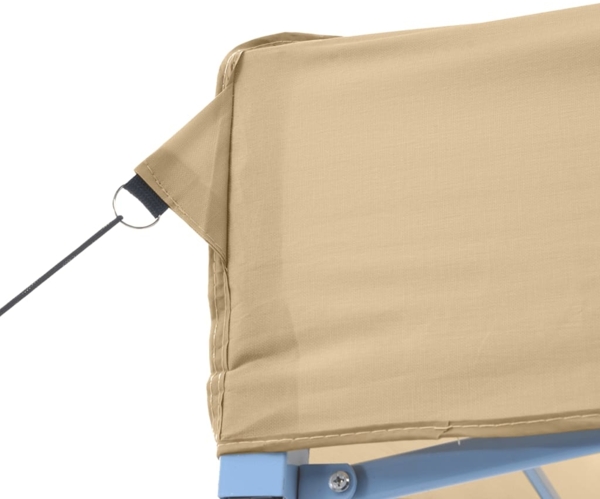 vidaXL Pop-Up Partyzelt, faltbar, Stahl / PE, Beige, ohne Seitenteile, 315 x 292 x 292 cm Bild 6