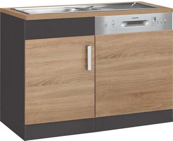 KOCHSTATION Spülenschrank KS-Gera Breite 110 cm