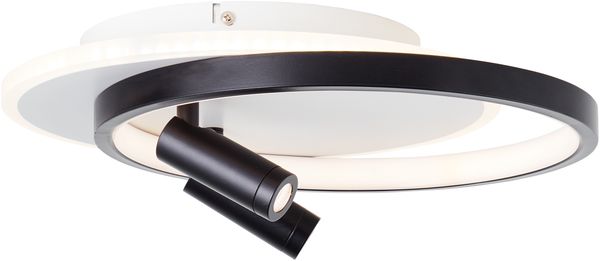 Brilliant AG Leuchten G99753-76 Eunomia LED Deckenleuchte schwarz weiß dimmbar