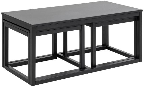 Cornus Couchtisch schwarz Couchtisch Beistelltisch Sofatisch Wohnzimmer Lounge