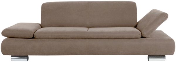 Sofa 2,5-Sitzer Kaye Bezug Veloursstoff Metallfuß verchromt / sahara 23136 Bild 4