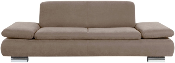 Sofa 2,5-Sitzer Kaye Bezug Veloursstoff Metallfuß verchromt / sahara 23136 Bild 2