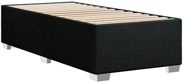vidaXL Bettgestell ohne Matratze Schwarz 100x200 cm Stoff 3284452 Bild 6