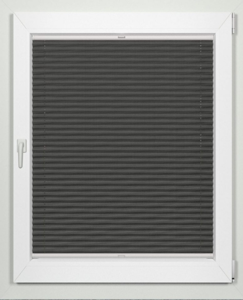 indeko Plissee simple, Lichtschutz, mit Bohren, verspannt, verschraubt, nach Maß Bild 2