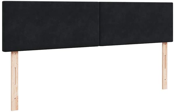 vidaXL Ottoman-Bett mit Matratze Schwarz 160x200 cm Samt 3311713 Bild 11