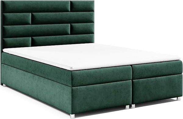 Best for Home Boxspringbett mit Bettkasten Trinity K-5 Bonellfederkern inkl. 7 cm Topper (140x200 160x200 180x200 200x200 cm), Handwerksqualität, TOP Preis-Leistungs-Verhältnis