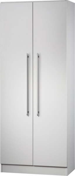 Schrank 5 Ordnerhöhen mit Sockel RE Grau / Grau