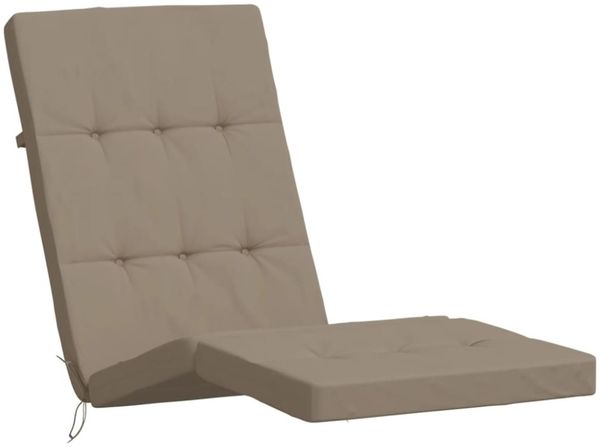 vidaXL '361992' Liegestuhl-Auflagen 2 Stk. Oxford-Gewebe, Taupe, 180 x 55 x 7 cm