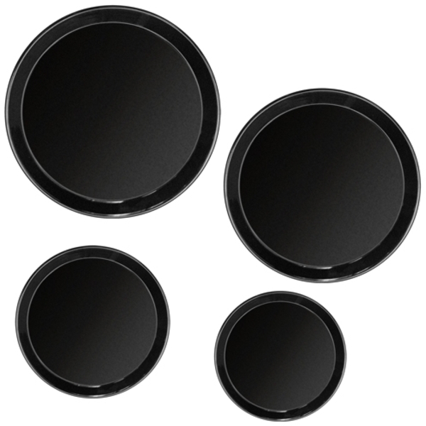 Back- und Pizzablech Ø 24 cm aus emailliertem Stahl von GSD-Haushaltsgeräte / Pizzablech / Pizzaform / Kuchenform / Form / Emailleform