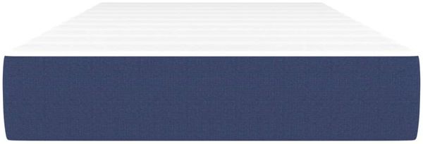 vidaXL Taschenfederkernmatratze Mittel Blau 90x200x20 cm Stoff 347720 Bild 3