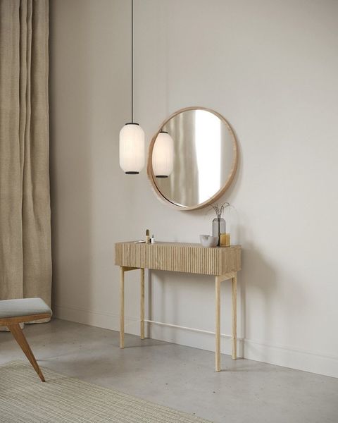 Selsey 'Nolie' Schminktisch mit Schublade, Eichenholzoptik, ca. 80 x 90 x 32 cm Bild 2