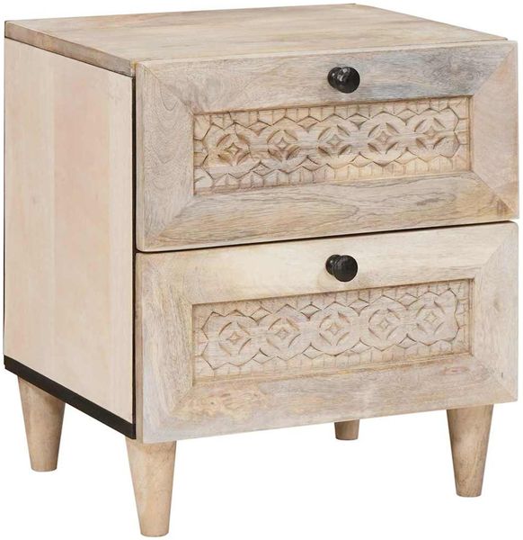 vidaXL Nachttisch Weiß 40 x 33 x 46 cm Holzwerkstoff 4018114