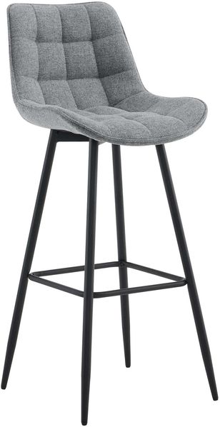 CLP Barhocker Dartford,grau Stoff