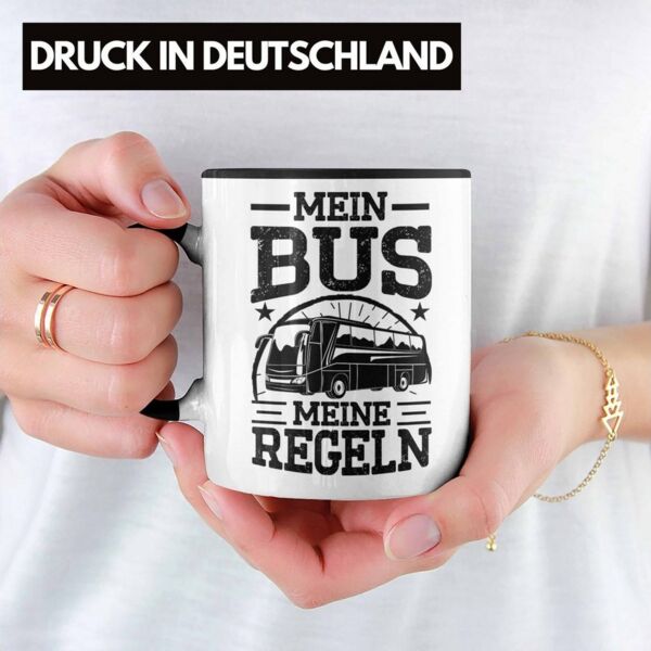 Trendation Tasse Trendation - Busfahrer Tasse Geschenk Mein Bus Meine Regeln Lustiger S