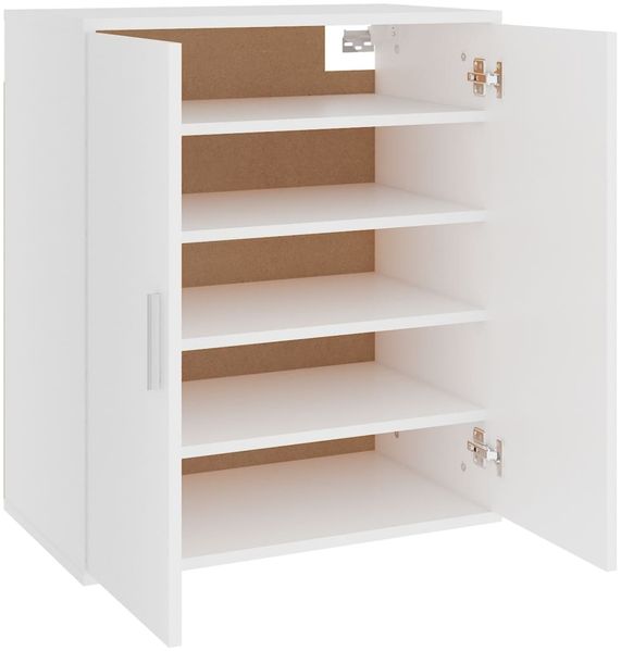 vidaXL Schuhschrank Weiß 60 x 35 x 70 cm Spanplatte [808918] Bild 6