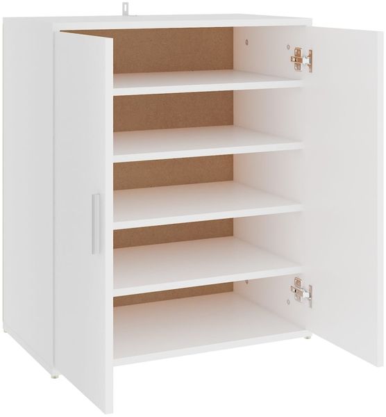 vidaXL Schuhschrank Weiß 60 x 35 x 70 cm Spanplatte [808918] Bild 2