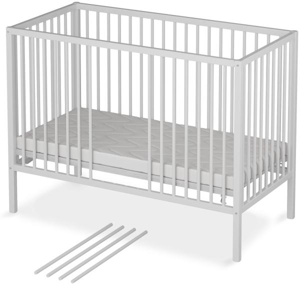 Sämann Babybett Sleepy 60x120 cm mit Matratze ECO comfort, weiß