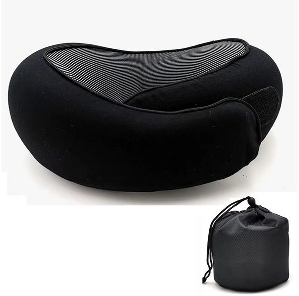 Athlix Nackenkissen Reise Nackenkissen Memory-Schaum Nackenstütze Schlafkissen, Ergonomisches Design, atmungsaktiv, waschbarer Bezug