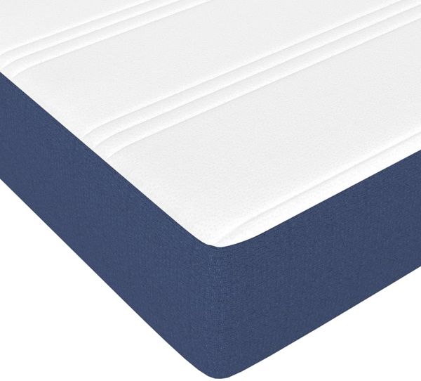 vidaXL Taschenfederkernmatratze Mittel Blau 180x200x20 cm Stoff 347840 Bild 5