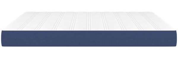 vidaXL Taschenfederkernmatratze Mittel Blau 180x200x20 cm Stoff 347840 Bild 4