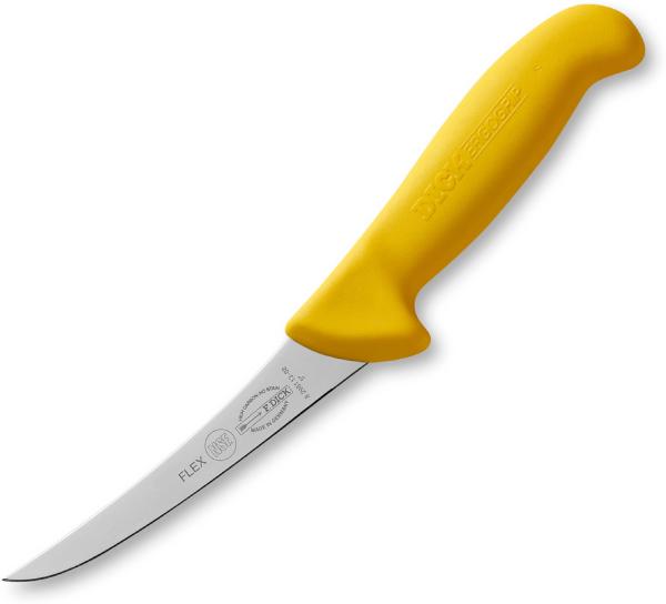 F. DICK Ausbeinmesser, ErgoGrip, flexibel (Messer mit Klinge 13cm, X55CrMo14 Stahl, nichtrostend, 56° HRC) 82981131-02, Gelb