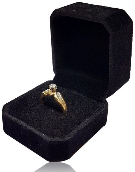BAYLI Schmucketui 3 Stück Ringetui für Verlobungsringe - Ring Etui Box Set für Ringe