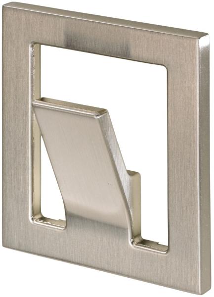 Hettich Garderobenhaken 1 Haken 6,0 x 7,0 x 2,0 cm Edelstahl-Optik