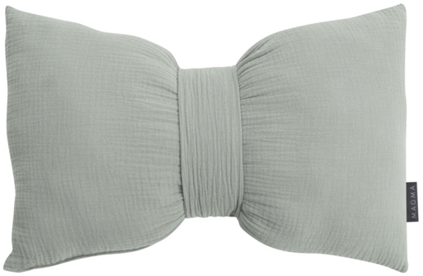 Kissen SCHLEIFE OLINE salbei (BH 45x30 cm)