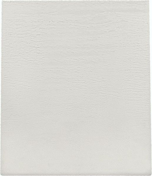 TT Home Teppich, Rechteckig, Höhe: 26 mm, Hochflor Teppich Schlafzimmer Kunstfell Flauschig Kaninchenfell Imitat