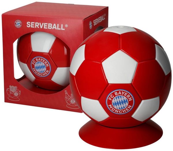 elasto Servierplatte Serveball 'Victory' FC Bayern München Fanartikel für Snacks & Getränke