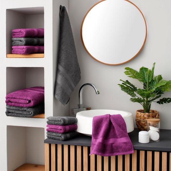 OTTO home Handtuch Set Vanessa, 10-tlg Handtuch-Set, weich, in Standard- und Premium-Qualität, Walkfrottee (Set, 10-St), 100% Baumwolle, Duschtücher, Handtücher, Gästetücher, mit Bordüre