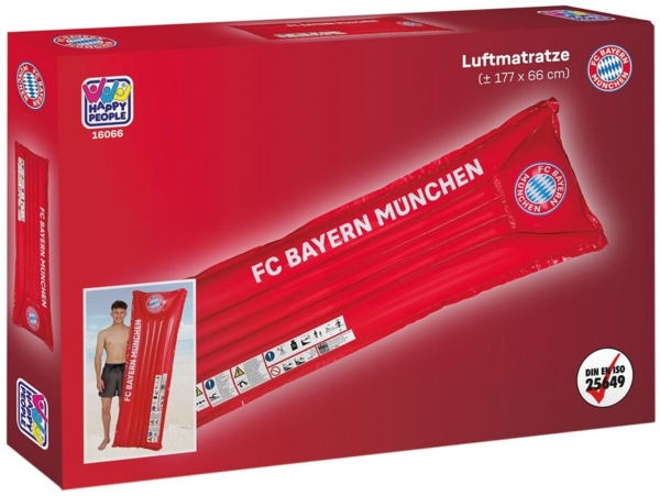 Happy People Luftmatratze FC Bayern München, Kunststoff rot, 177x66 cm