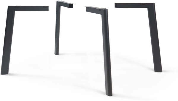 Tischbeine Hostang 4er-Set 50x8x71 cm Schwarz [en. casa]