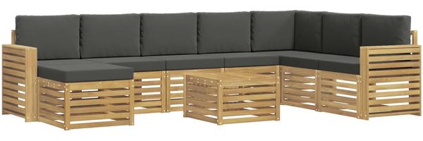 vidaXL Sofagarnituren Massivholz Akazie 3392362 Bild 2