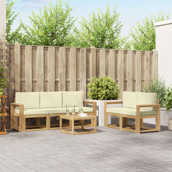vidaXL Outdoor-Sofagarnitur 6 pcs 3387249