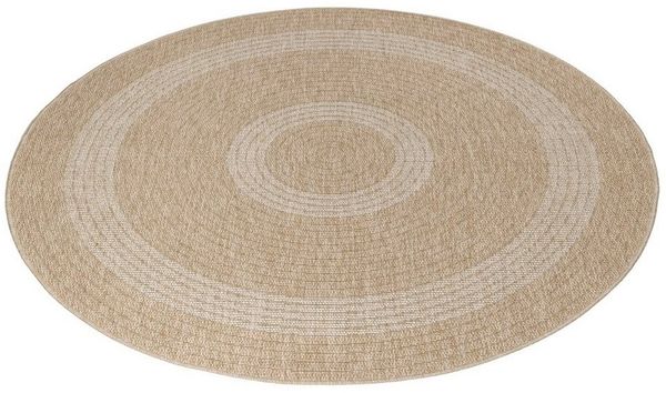 Ayyildiz Teppiche Outdoorteppich COMILLA 0886, rund, Höhe: 8 mm, Pflegeleicht / Strapazierfähig / In- und Outdoor geeignet
